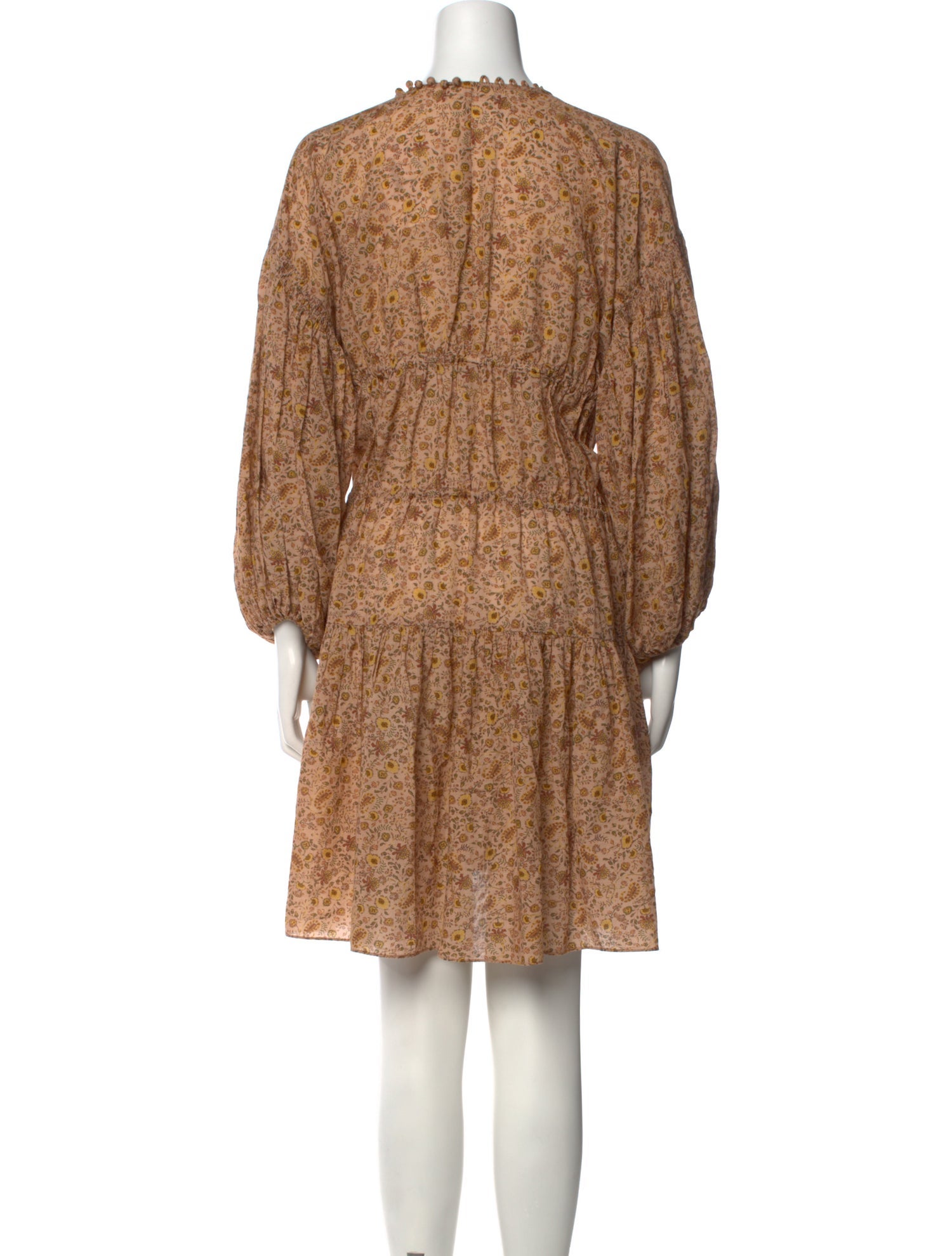 DÔEN Printed Knee-Length Dress